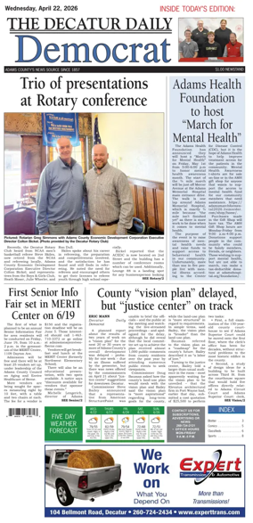 Cover of The Decatur Daily Democrat