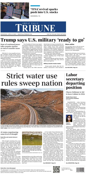 Cover of Great Falls Tribune