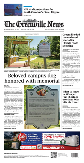 Cover of The Greenville News