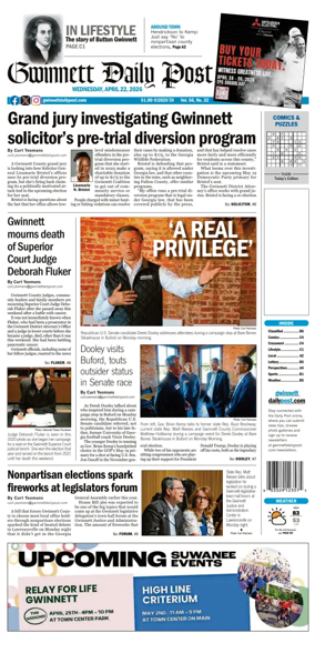 Cover of Gwinnett Daily Post