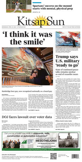 Cover of Kitsap Sun