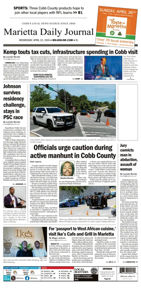 Cover of Marietta Daily Journal