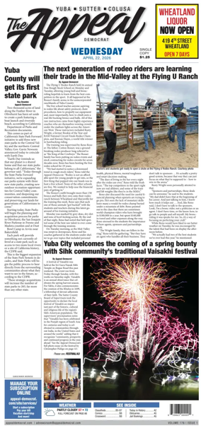 Cover of Marysville Appeal-Democrat