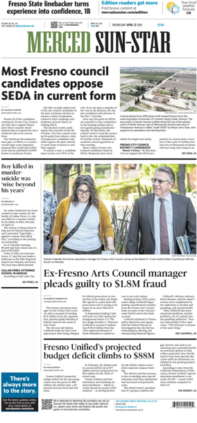 Cover of Merced Sun-Star