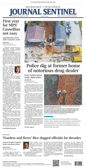 Cover of Milwaukee Journal Sentinel