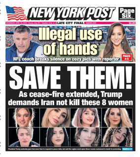 Cover of New York Post