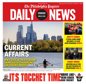 Cover of Philadelphia Daily News