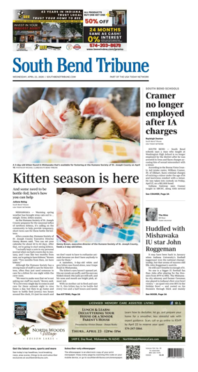 Cover of South Bend Tribune