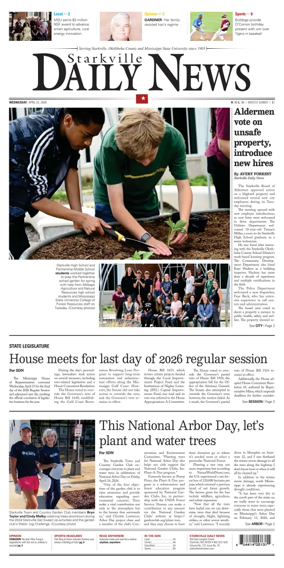 Cover of Starkville Daily News