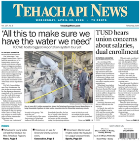 Cover of Tehachapi News