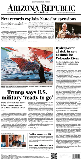 Cover of The Arizona Republic