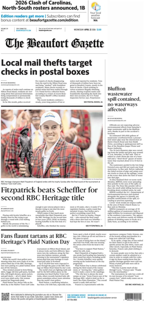 Cover of The Beaufort Gazette