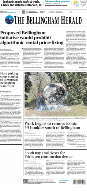 Cover of The Bellingham Herald