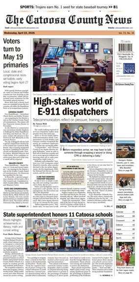 Cover of The Catoosa County News