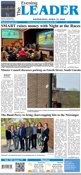 Cover of The Evening Leader
