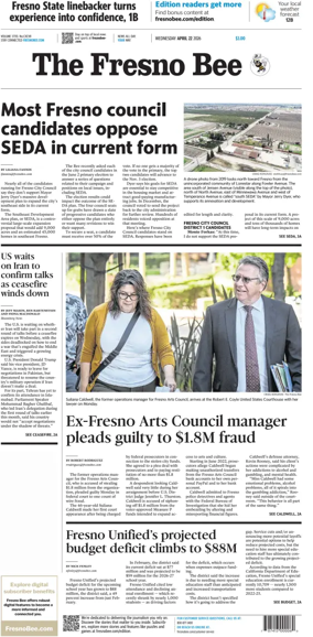 Cover of The Fresno Bee