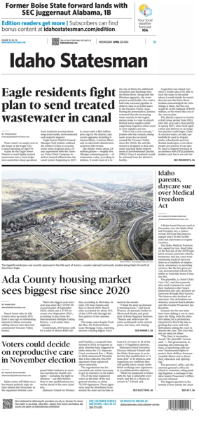Cover of The Idaho Statesman