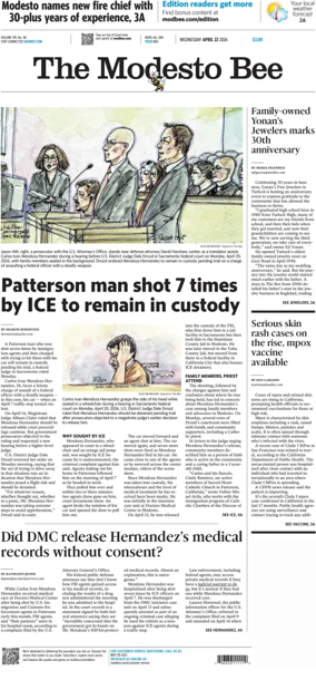 Cover of The Modesto Bee