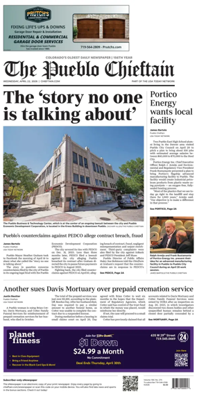 Cover of The Pueblo Chieftain