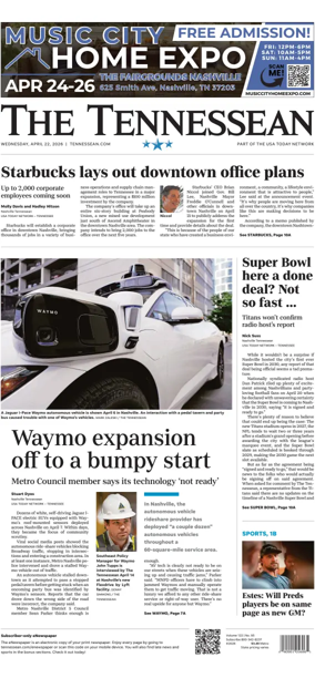 Cover of The Tennessean