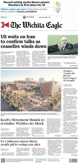 Cover of The Wichita Eagle