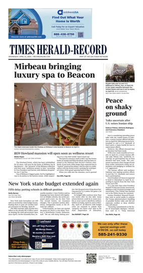 Cover of Times Herald-Record