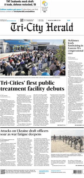 Cover of Tri-City Herald