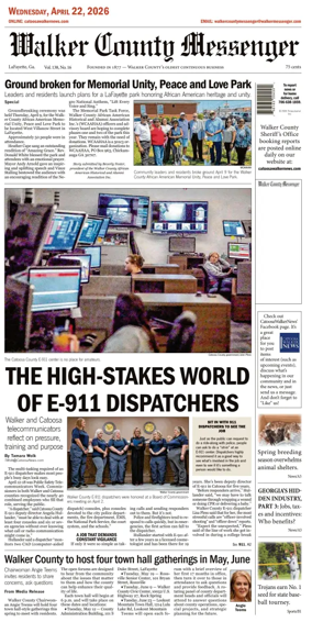 Cover of Walker County Messenger