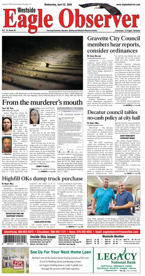 Cover of Westside Eagle-Observer