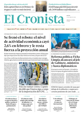 Cover of El Cronista