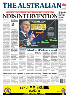 Cover of The Australian