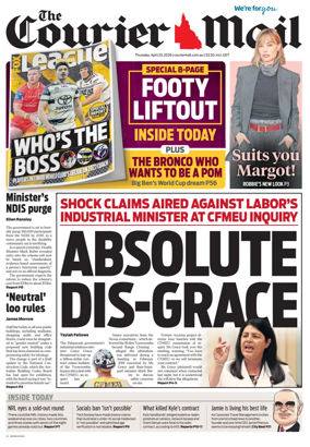 Cover of The Courier-Mail