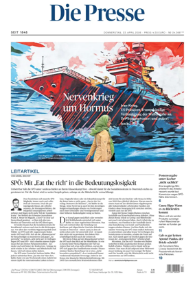 Cover of Die Presse