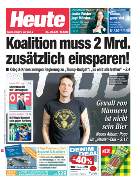 Cover of Heute - Wien Ausgabe
