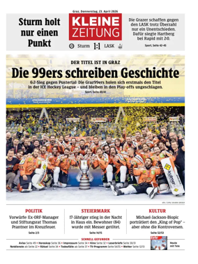 Cover of Kleine Zeitung Steiermark