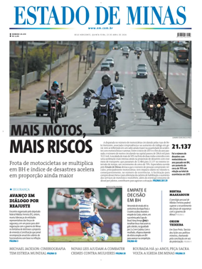 Cover of Estado de Minas (Brazil)