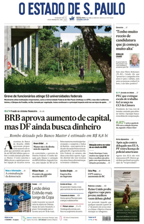 Cover of O Estado de S. Paulo