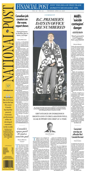 Cover of National Post - (Latest Edition)