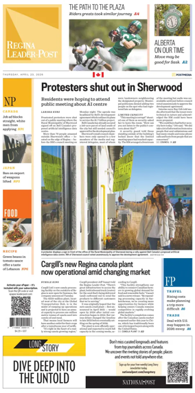 Cover of Regina Leader-Post