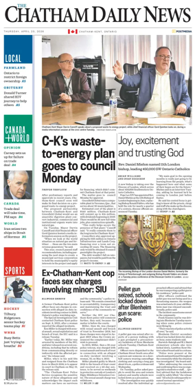 Cover of The Chatham Daily News