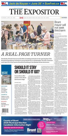 Cover of The Expositor (Brantford)