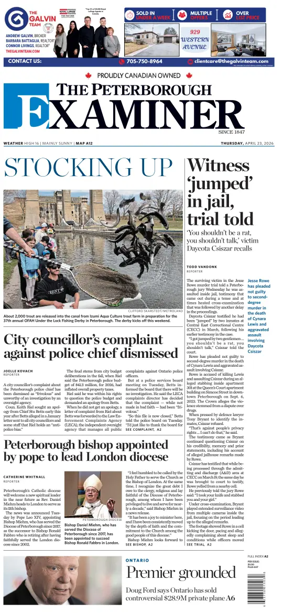 Cover of The Peterborough Examiner