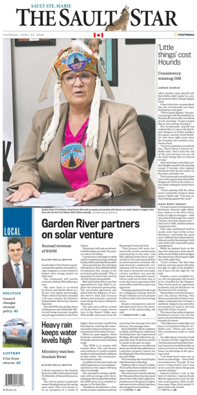 Cover of The Sault Star