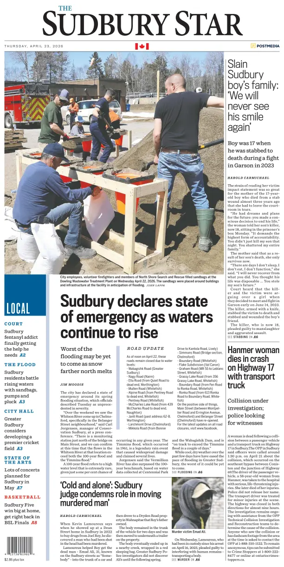 Cover of The Sudbury Star