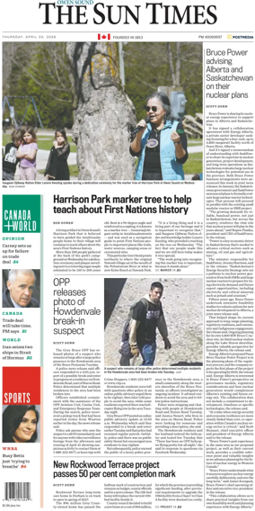 Cover of The Sun Times (Owen Sound)