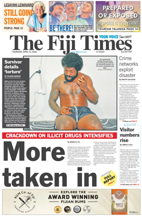 Cover of The Fiji Times