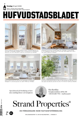 Cover of Hufvudstadsbladet