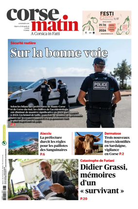 Cover of Corse Matin