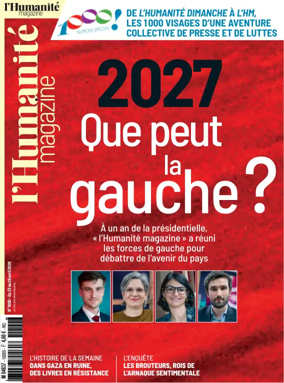 Cover of L'HUMANITE MAGAZINE