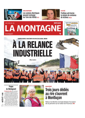 Cover of La Montagne (Montlucon)